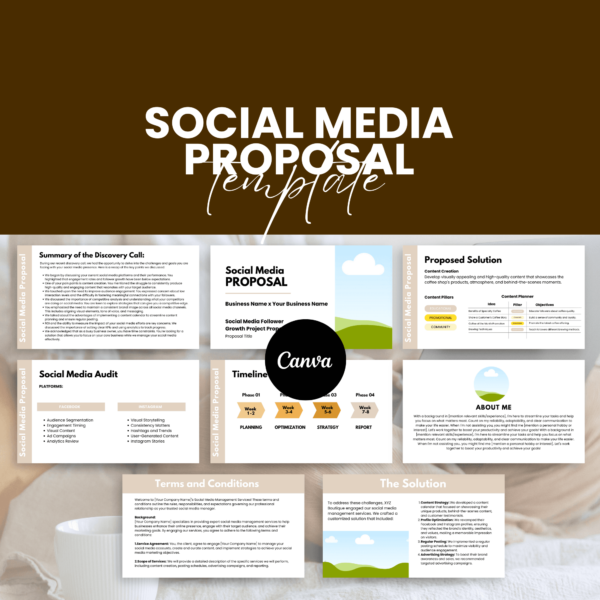 Social Media Proposal Template