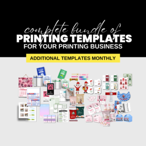 Printing Business Templates Bundle, Editable in Canva